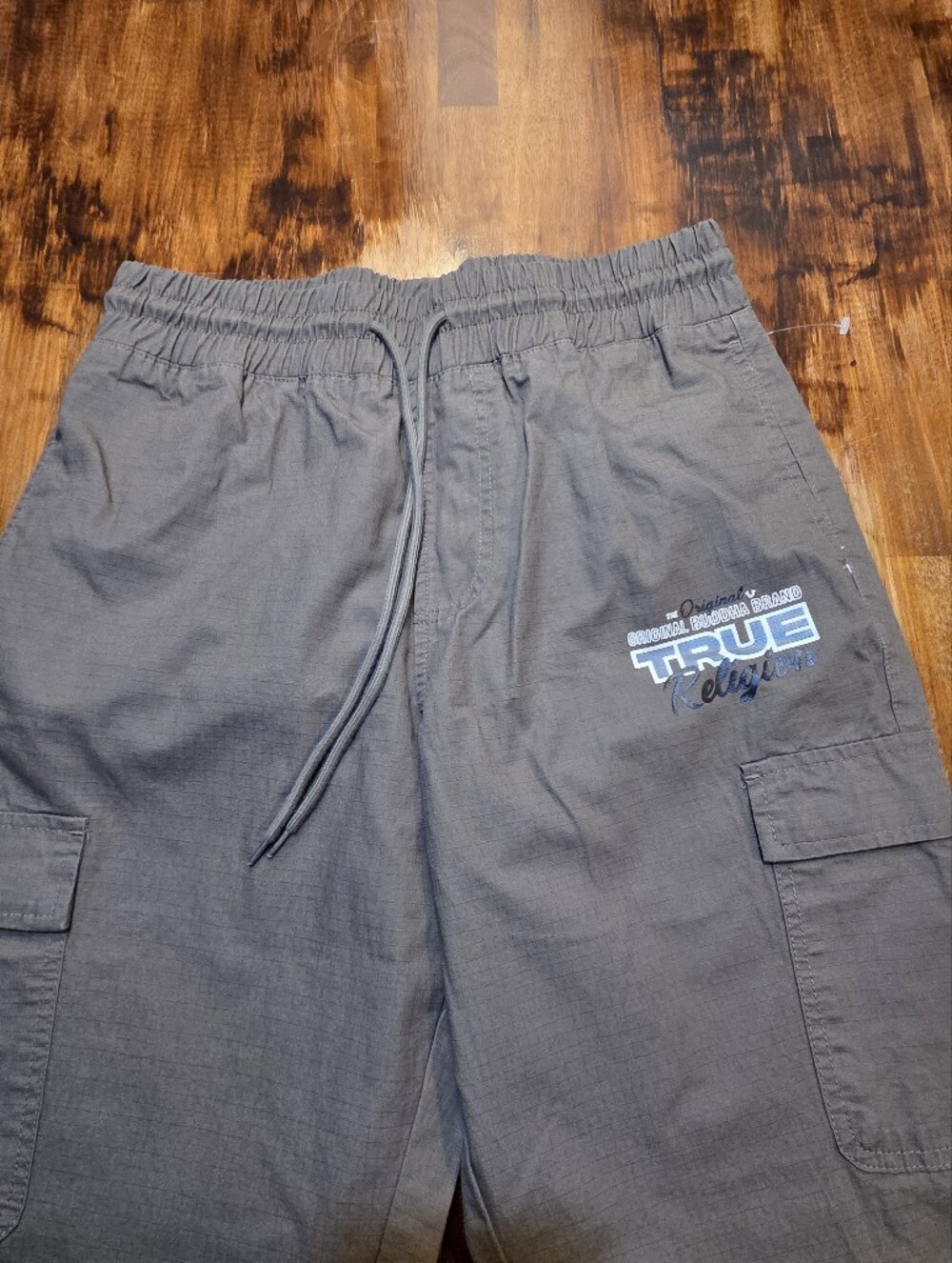 True Religion Cargo Pants Kalamata Green Joggers Mens Size M Streetwear Gropcore